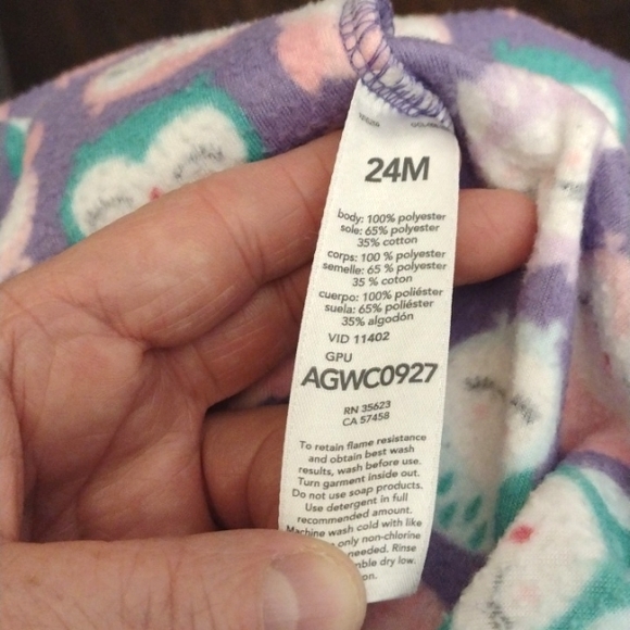 Child of mine by Carter's Onesie Pajama size 24M. - Picture 7 of 8